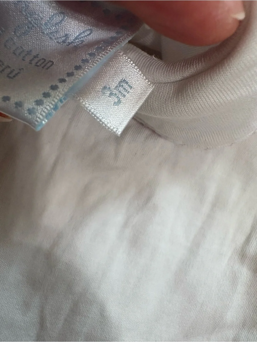 Little English 3M White Pink Bow Pima Cotton Romper